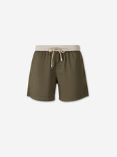 Fedeli Hombre Barcelona Bañador Liso color Verde Militar sku 561-001428 02 - Foto 1
