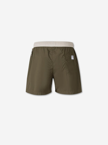 Fedeli Hombre Barcelona Bañador Liso color Verde Militar sku 561-001428 02 - Foto 3