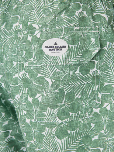Santa Eulalia Hombre Barcelona Bañador Tropical color Verde sku 561-001436 01 - Foto 5