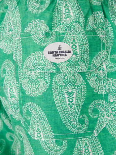 Santa Eulalia Hombre Barcelona Bañador Estampado Paisley color Verde sku 561-001437 02 - Foto 5