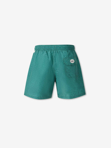 Santa Eulalia Hombre Barcelona Bañador Liso color Verde Oscuro sku 561-001441 04 - Foto 3