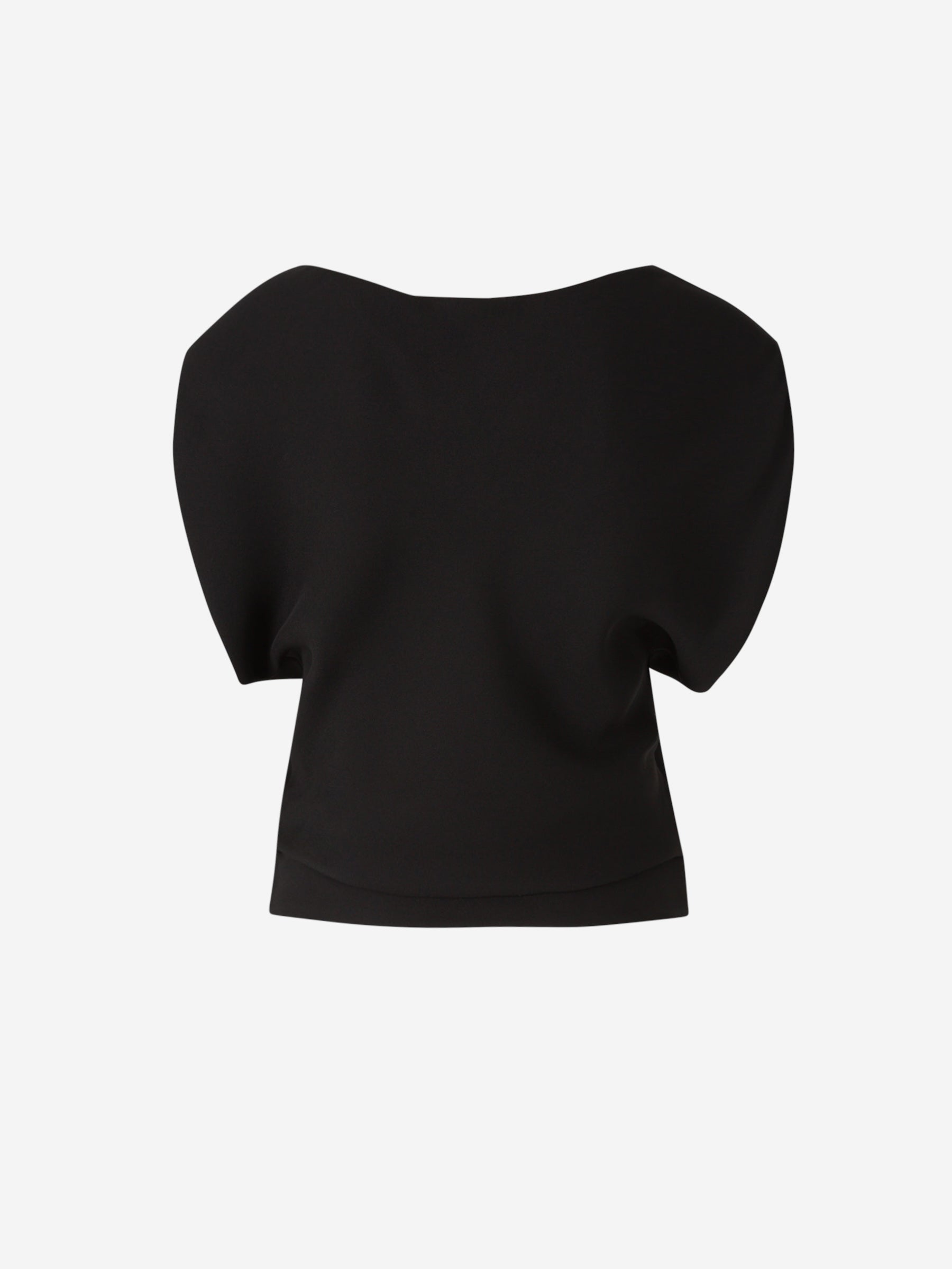 Loro Piana Mujer Barcelona Blusa Drapeada Seda color Negro sku 701-002160 01 - Foto 2