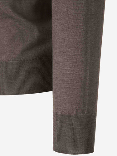 Santa Eulalia Hombre Barcelona Polo Cashmere Y Seda color Marrón Oscuro sku 551-000379 04 - Foto 4