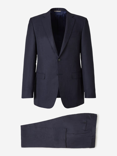 Canali Hombre Barcelona Traje de Lino y Seda color Azul Marino sku 311-000334 03 - Foto 1