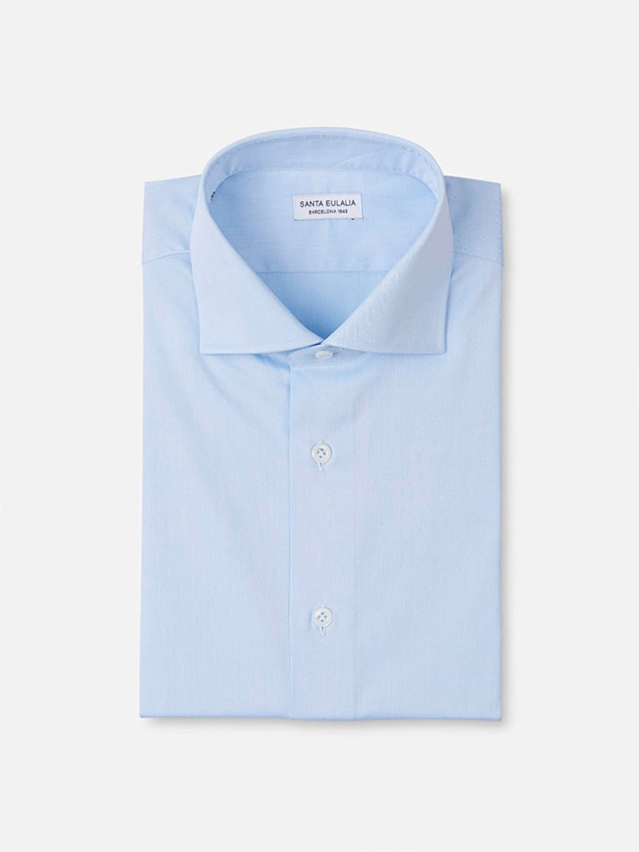 Santa Eulalia Hombre Barcelona Camisa Formal Classic Fit color Azul Celeste sku 401-002388 02 - Foto 1