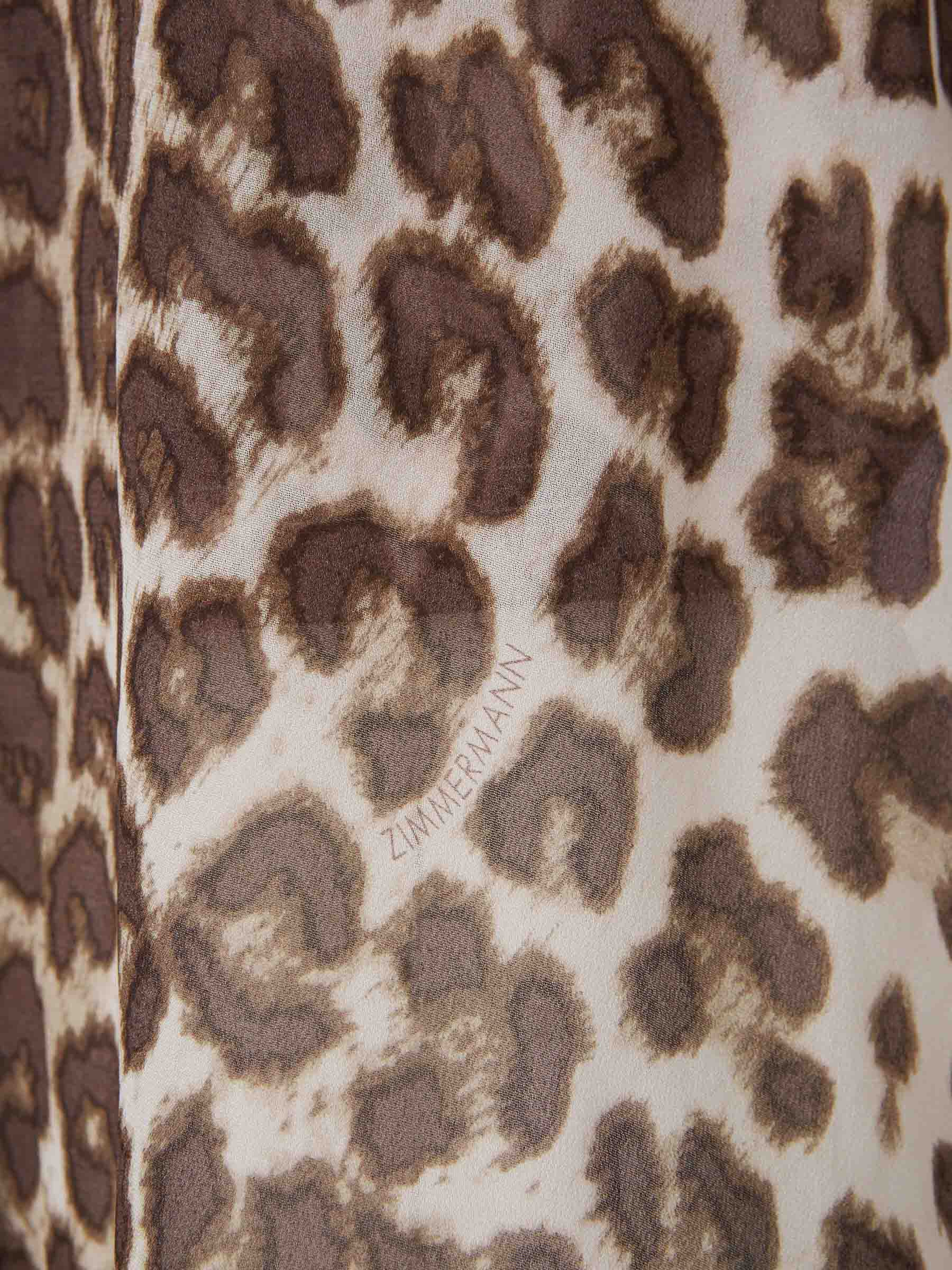 Zimmermann  Zimmermann Leopard Print Shirt in Barcelona or Shop Online  Mujer 701-002152 00