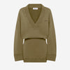 The Attico Mujer Barcelona Vestido Mini Sudadera color Verde Militar sku 731-005920 01 - Foto 1