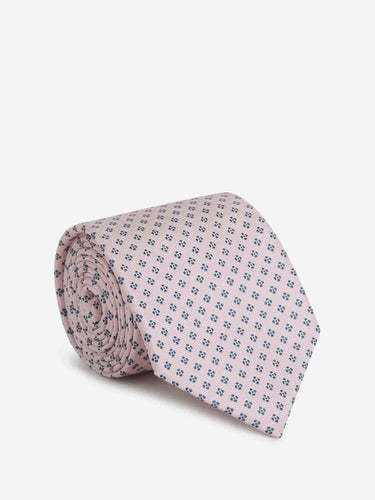 Santa Eulalia Hombre Barcelona Corbata Motivo Geométrico color Rosa Palo sku 601-001625 01 - Foto 1