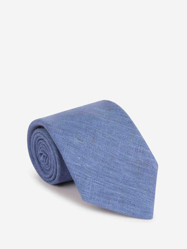 Santa Eulalia Hombre Barcelona Corbata Motivo Jaspeado color Azul Cobalto sku 601-001627 01 - Foto 1