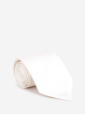 Santa Eulalia Hombre Barcelona Corbata Lisa Seda color Marfil sku 601-001628 01 - Foto 1