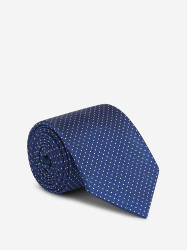 Santa Eulalia Hombre Barcelona Corbata Motivo Lunares color Azul Marino sku 601-001630 02 - Foto 1