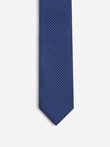 Santa Eulalia Hombre Barcelona Corbata Motivo Lunares color Azul Marino sku 601-001630 02 - Foto 2