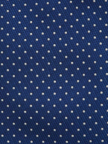 Santa Eulalia Hombre Barcelona Corbata Motivo Lunares color Azul Marino sku 601-001630 02 - Foto 3