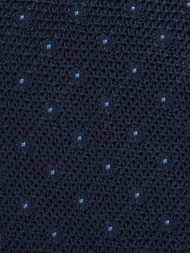 Santa Eulalia Hombre Barcelona Corbata Motivo Lunares color Azul Noche sku 601-001632 02 - Foto 3