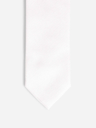 Santa Eulalia Hombre Barcelona Corbata Seda Entrelazada color Marfil sku 601-001633 04 - Foto 2