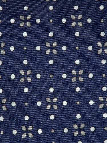 Santa Eulalia Hombre Barcelona Corbata Geométrica Seda color Azul Noche sku 601-001676 01 - Foto 3