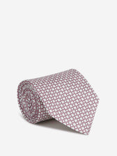 Santa Eulalia Hombre Barcelona Corbata Geométrica Seda color Coral sku 601-001684 01 - Foto 1