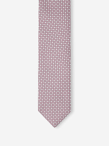 Santa Eulalia Hombre Barcelona Corbata Geométrica Seda color Coral sku 601-001684 01 - Foto 2