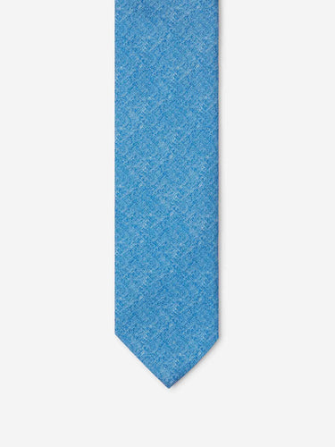 Santa Eulalia Hombre Barcelona Corbata Jaspeada Seda color Azul sku 601-001687 02 - Foto 2