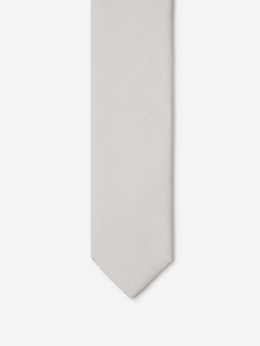 Santa Eulalia Hombre Barcelona Corbata Texturizada Seda color Marfil sku 601-001692 02 - Foto 2
