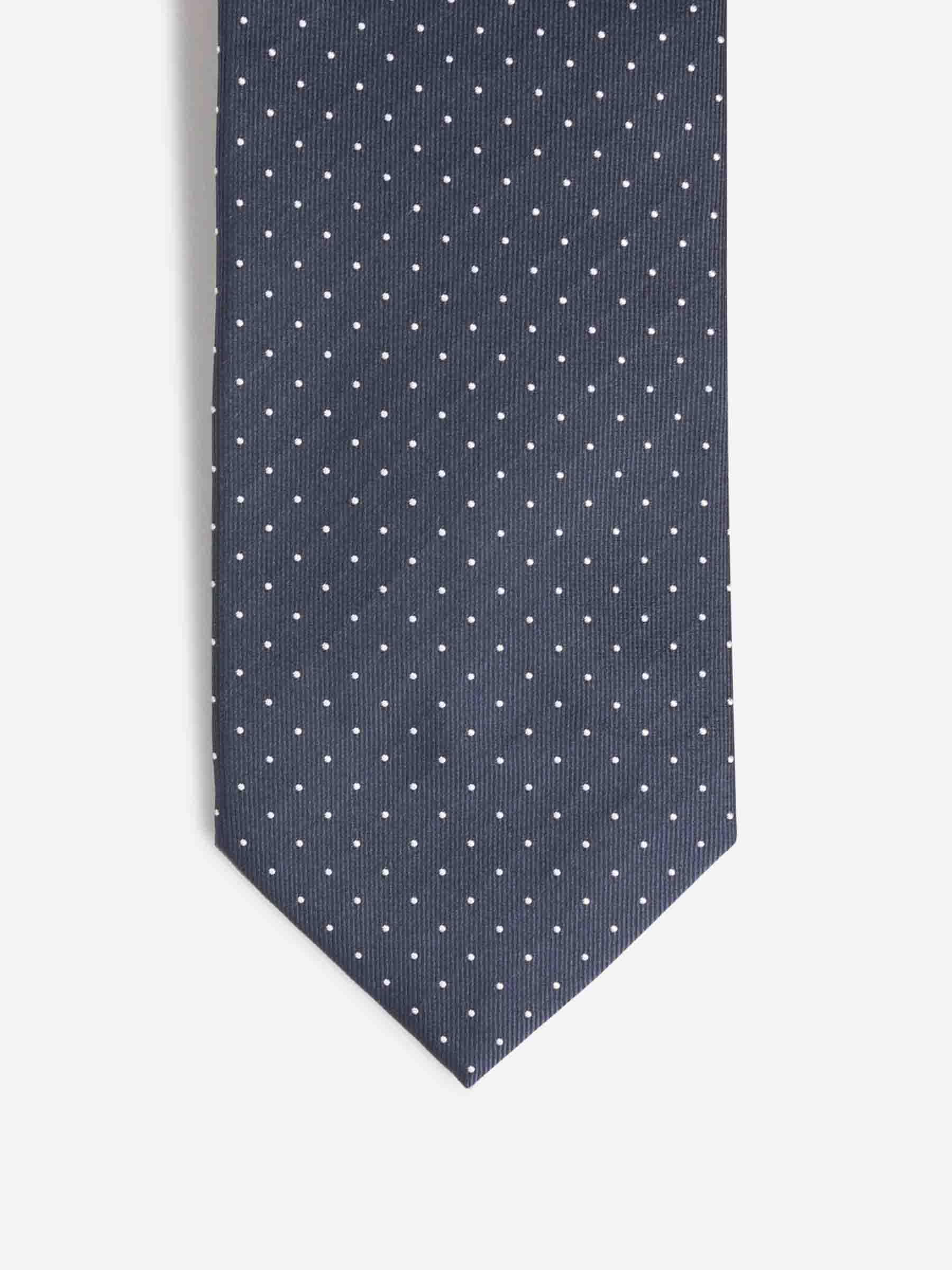 Petronius Hombre Barcelona Corbata Motivo Lunares color Azul Marino sku 601-001734 01 - Foto 2
