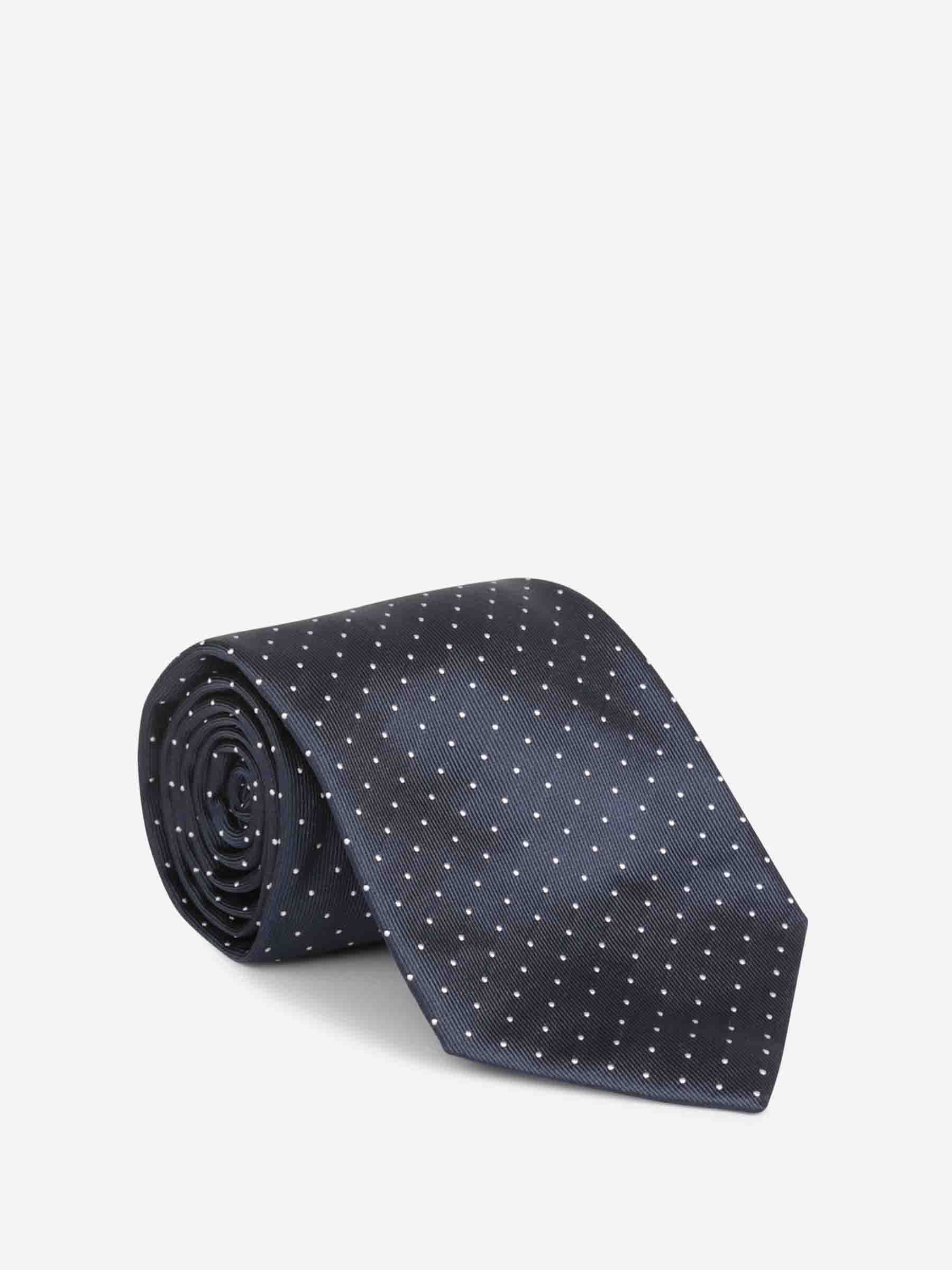 Petronius Hombre Barcelona Corbata Motivo Lunares color Azul Marino sku 601-001734 01 - Foto 1