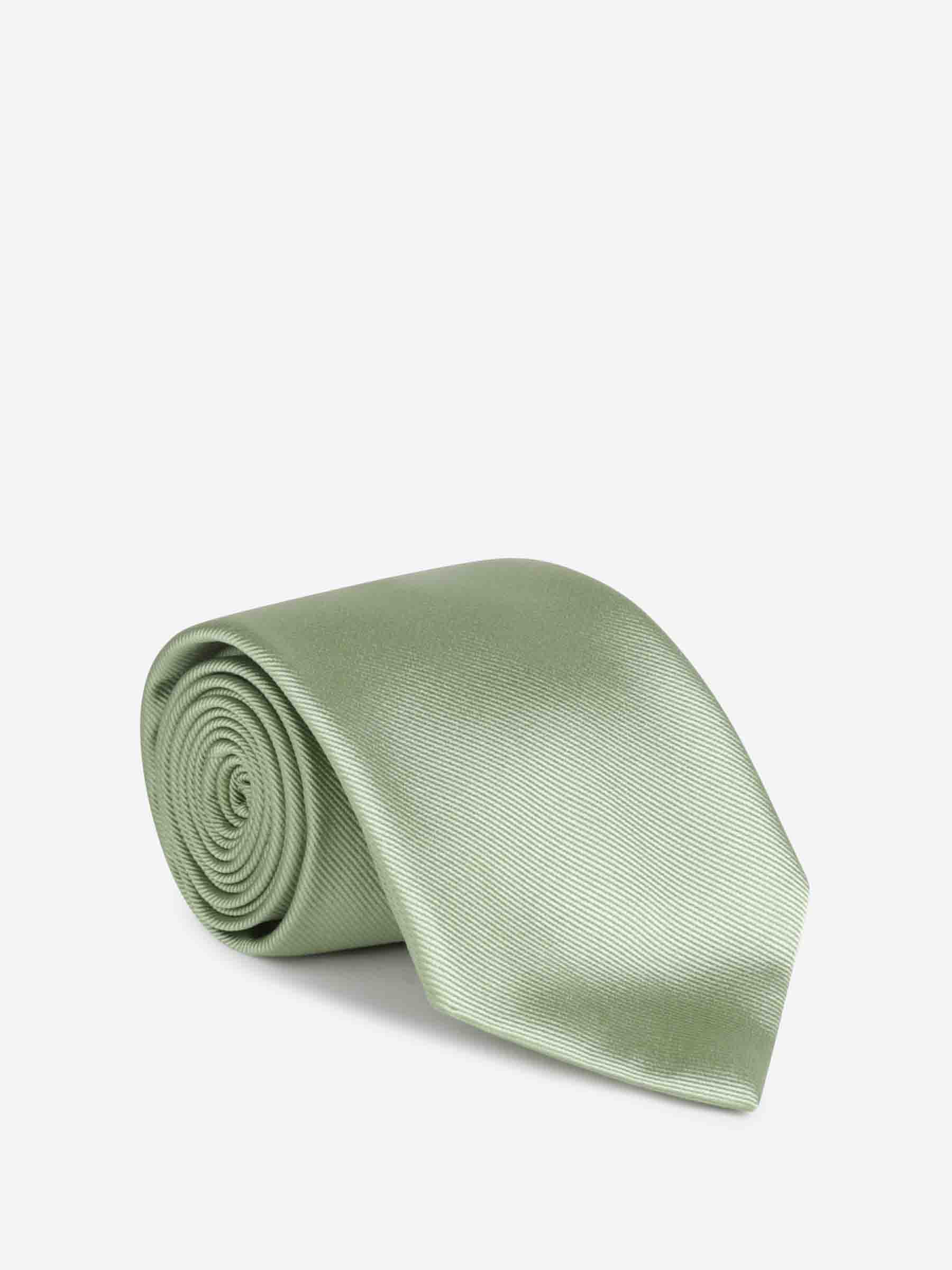 Petronius Hombre Barcelona Corbata Lisa Seda color Verde sku 601-001739 01 - Foto 1