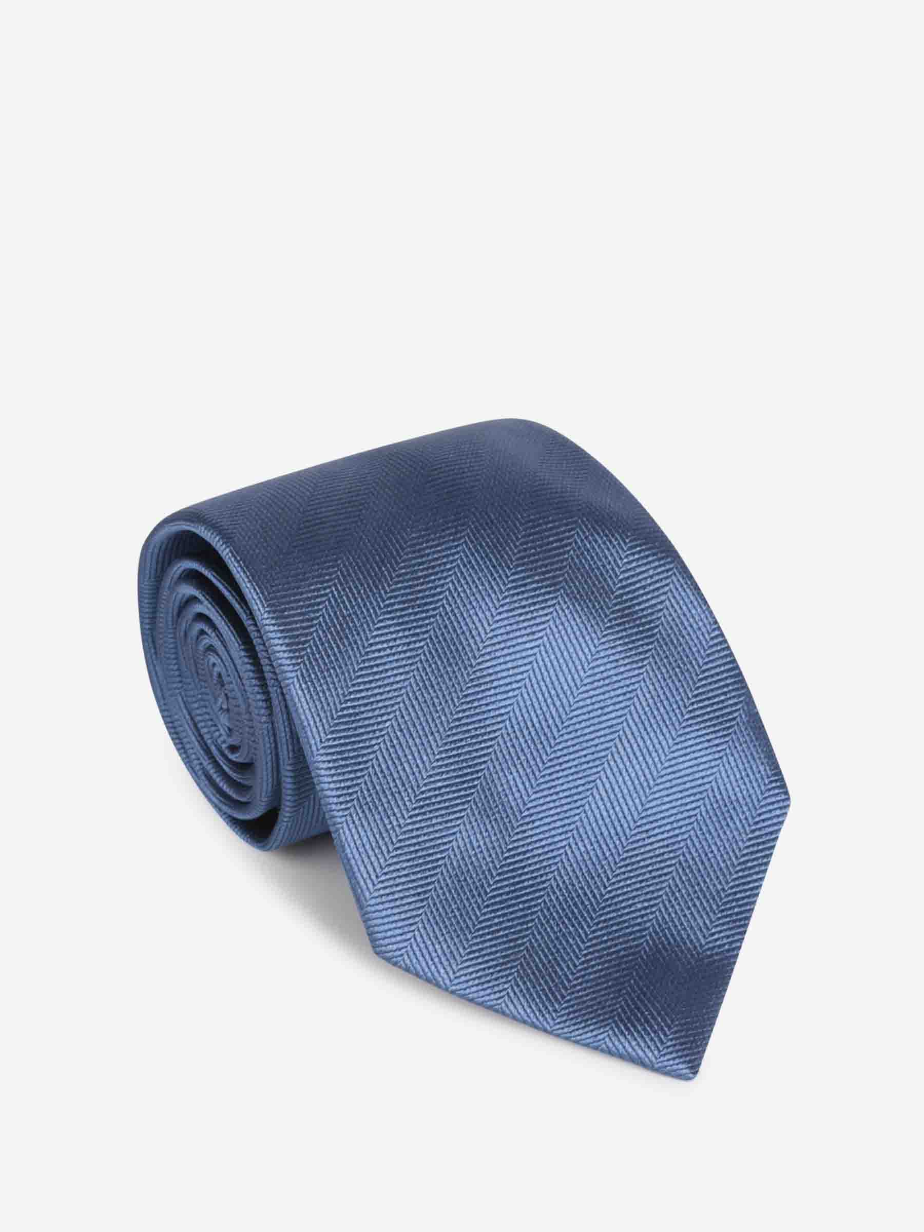 Petronius Hombre Barcelona Corbata Motivo Espiga color Azul Cobalto sku 601-001741 01 - Foto 1