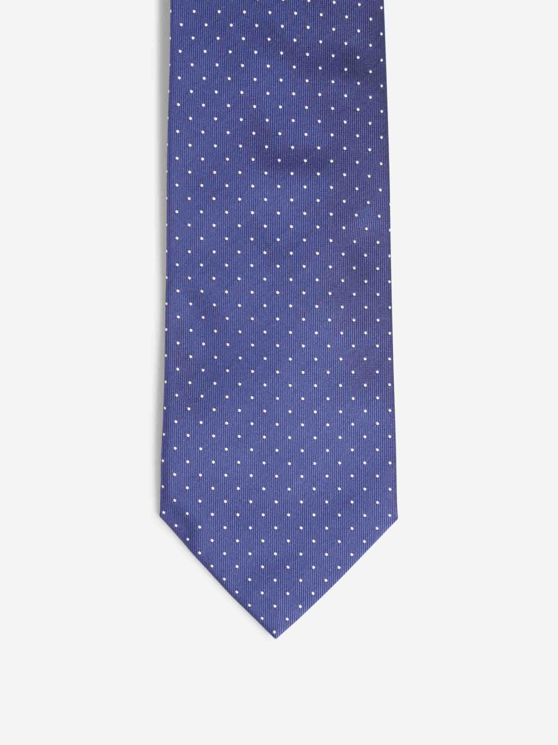 Petronius Hombre Barcelona Corbata Motivo Lunares color Azul Cobalto sku 601-001745 01 - Foto 2