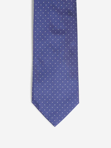 Petronius Hombre Barcelona Corbata Motivo Lunares color Azul Cobalto sku 601-001745 01 - Foto 2