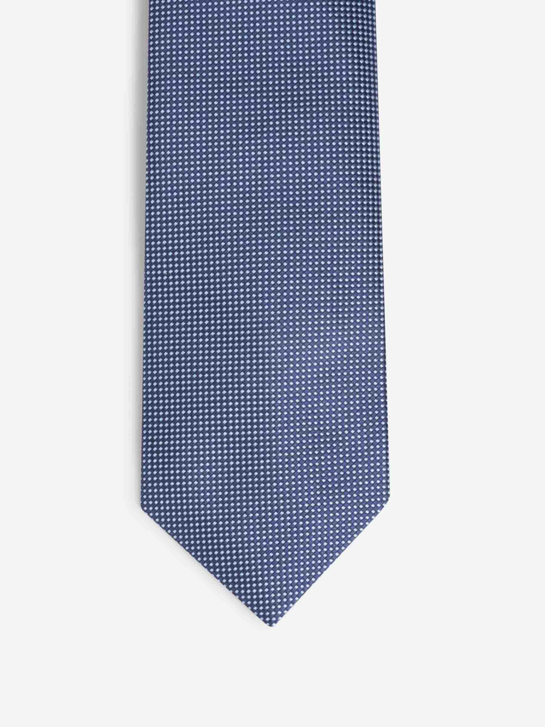 Petronius Hombre Barcelona Corbata Texturizada Seda color Azul Marino sku 601-001757 01 - Foto 2