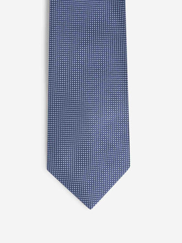 Petronius Hombre Barcelona Corbata Texturizada Seda color Azul Marino sku 601-001757 01 - Foto 2