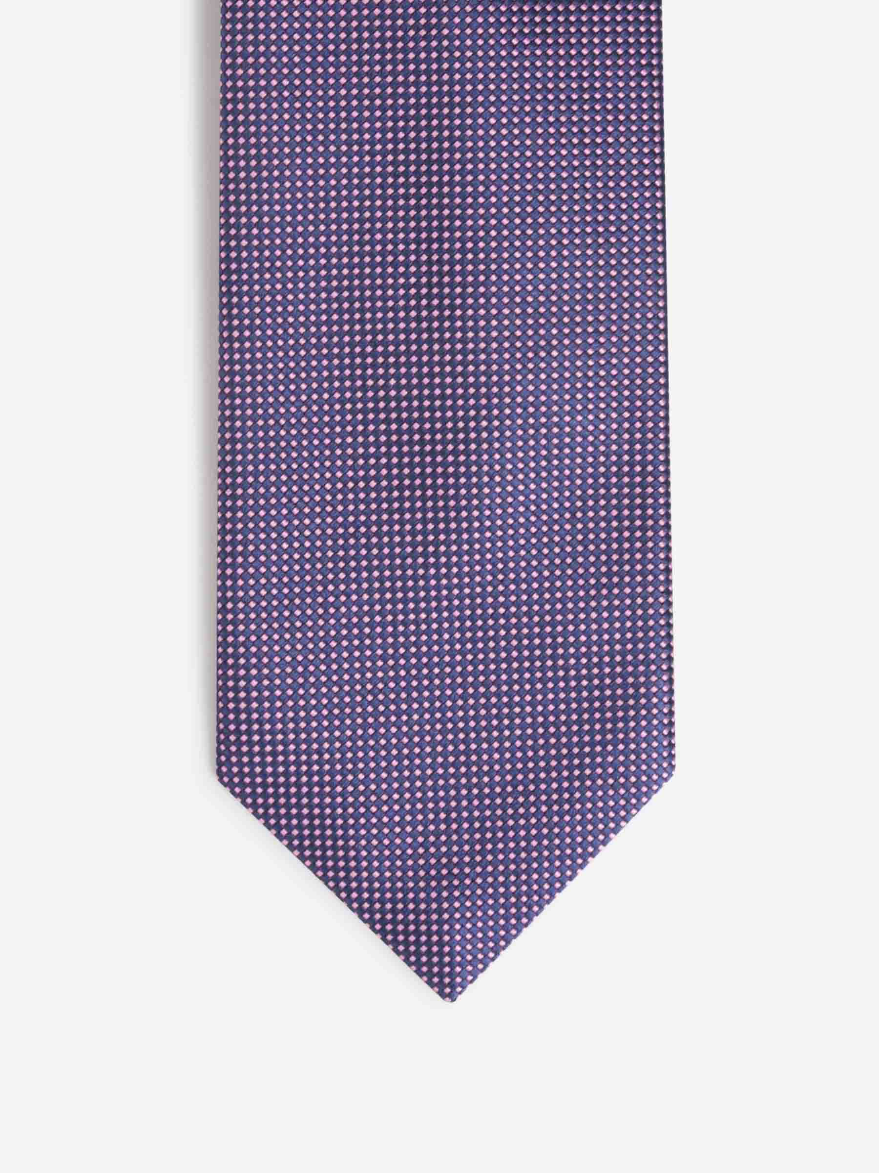 Petronius Hombre Barcelona Corbata Texturizada Seda color Lila sku 601-001757 02 - Foto 2