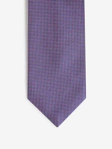 Petronius Hombre Barcelona Corbata Texturizada Seda color Lila sku 601-001757 02 - Foto 2