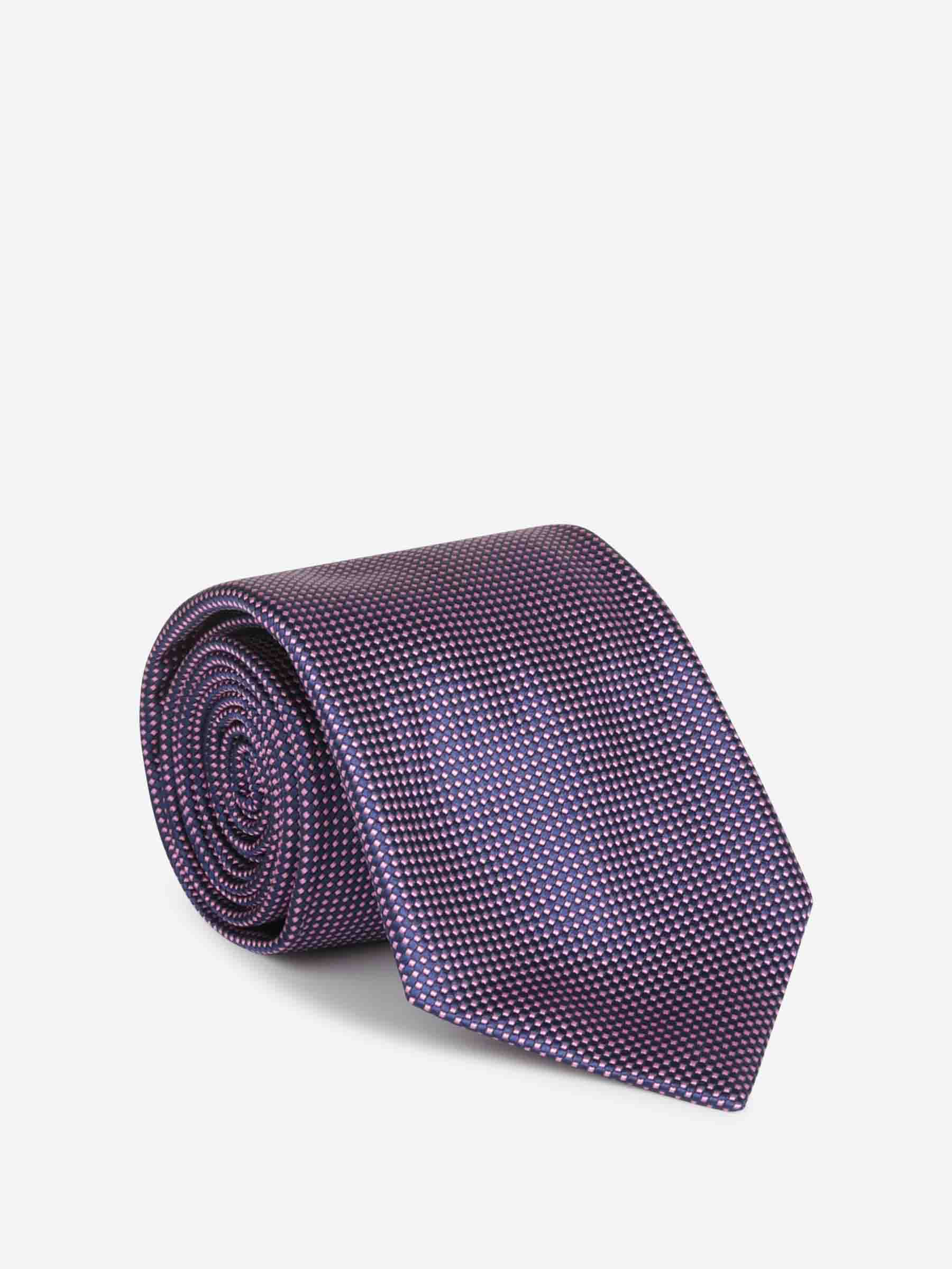 Petronius Hombre Barcelona Corbata Texturizada Seda color Lila sku 601-001757 02 - Foto 1
