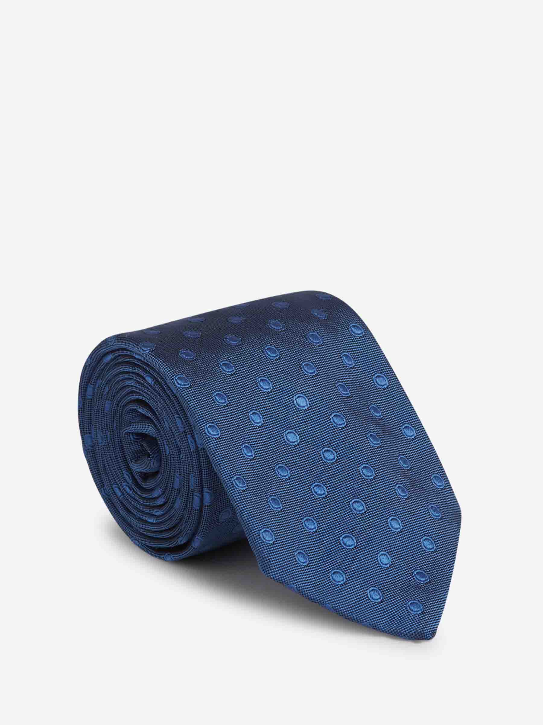 Petronius Hombre Barcelona Corbata Motivo Puntos color Azul Cobalto sku 601-001759 01 - Foto 1