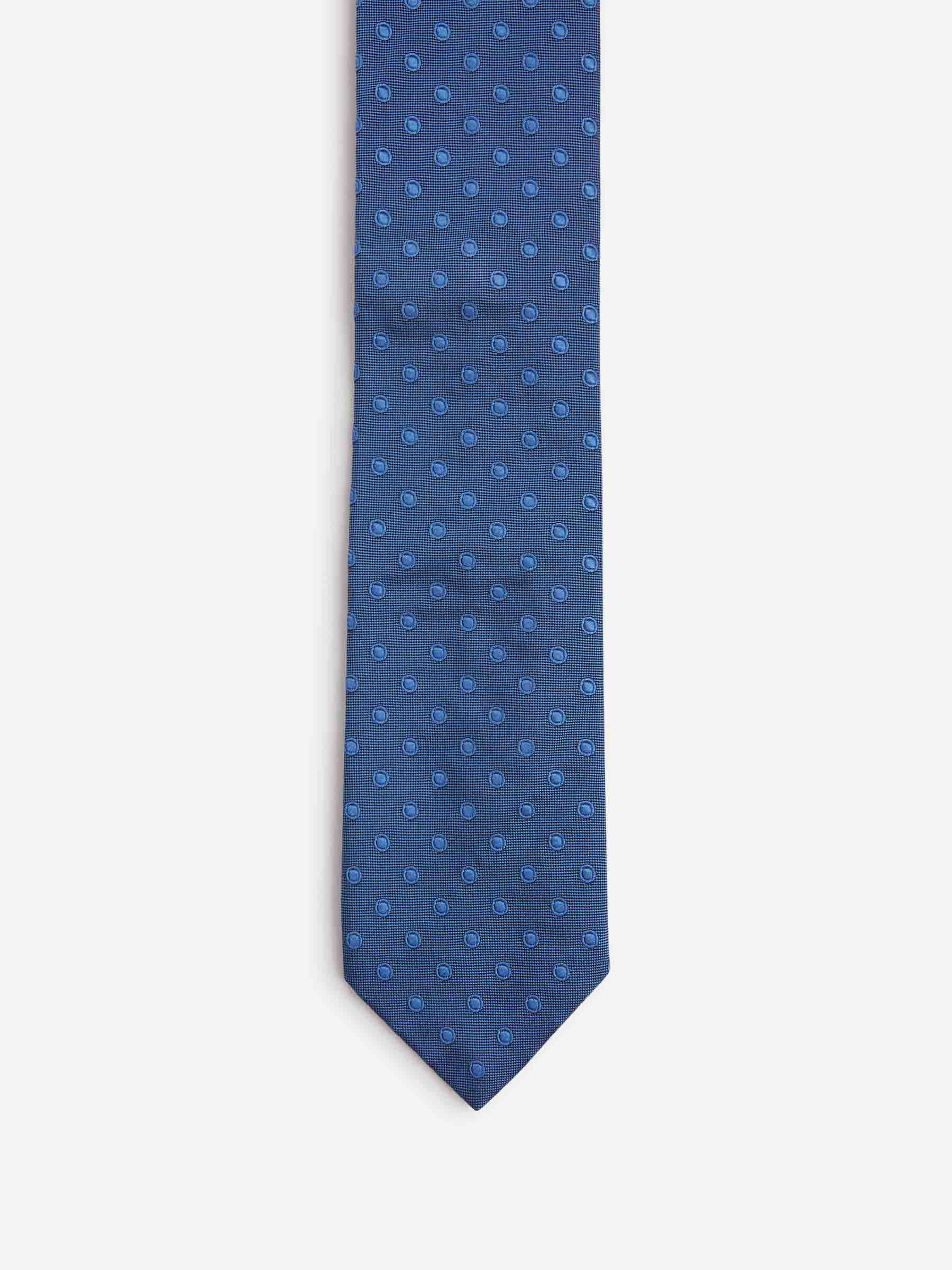 Petronius Hombre Barcelona Corbata Motivo Puntos color Azul Cobalto sku 601-001759 01 - Foto 2