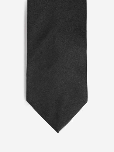 Santa Eulalia Hombre Barcelona Corbata Satén Seda color Negro sku 601-001767 01 - Foto 2