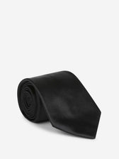 Santa Eulalia Hombre Barcelona Corbata Satén Seda color Negro sku 601-001767 01 - Foto 1