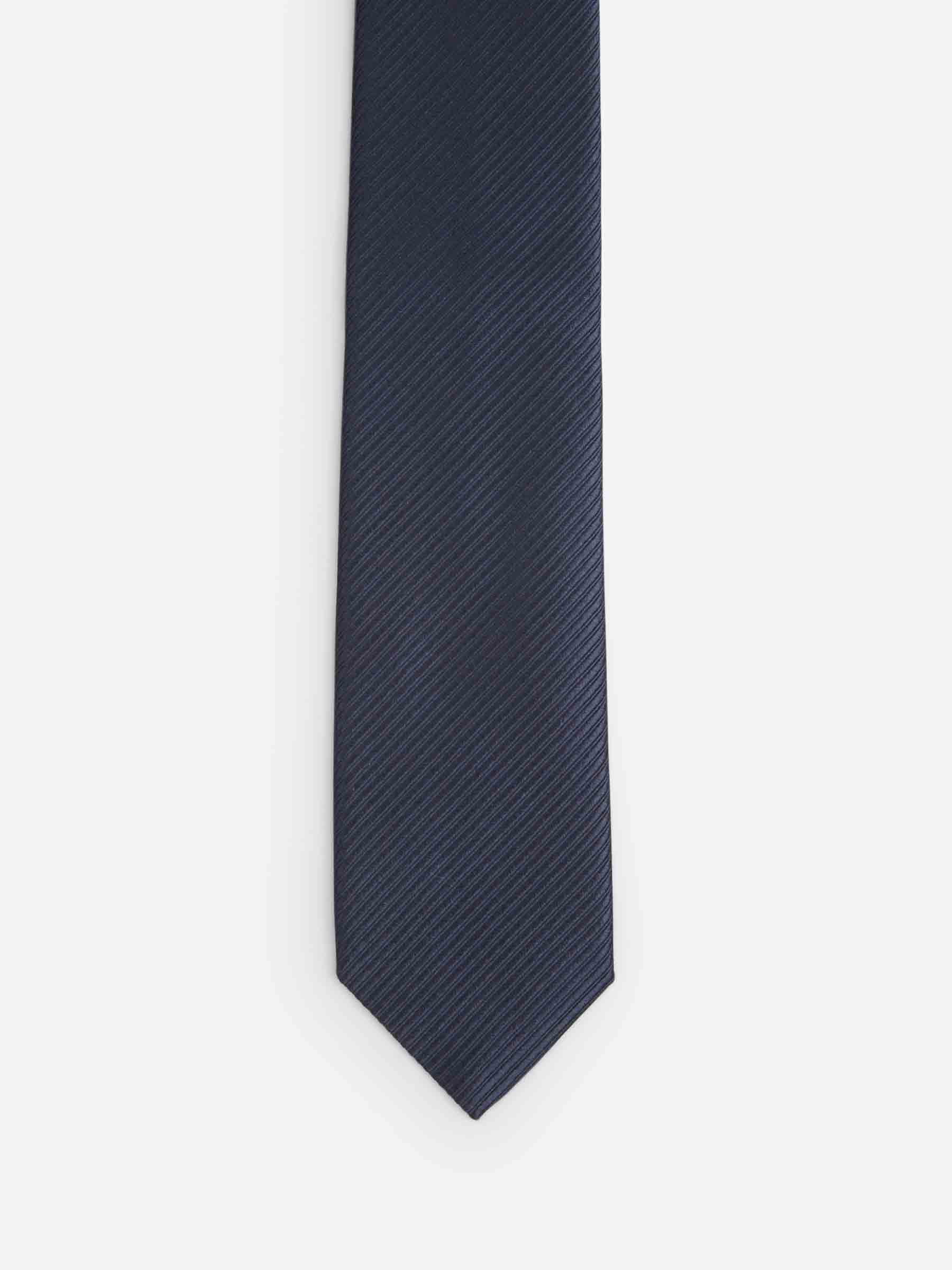 Tom Ford Hombre Barcelona Corbata Texturizada Seda color Azul Noche sku 601-001770 01 - Foto 2