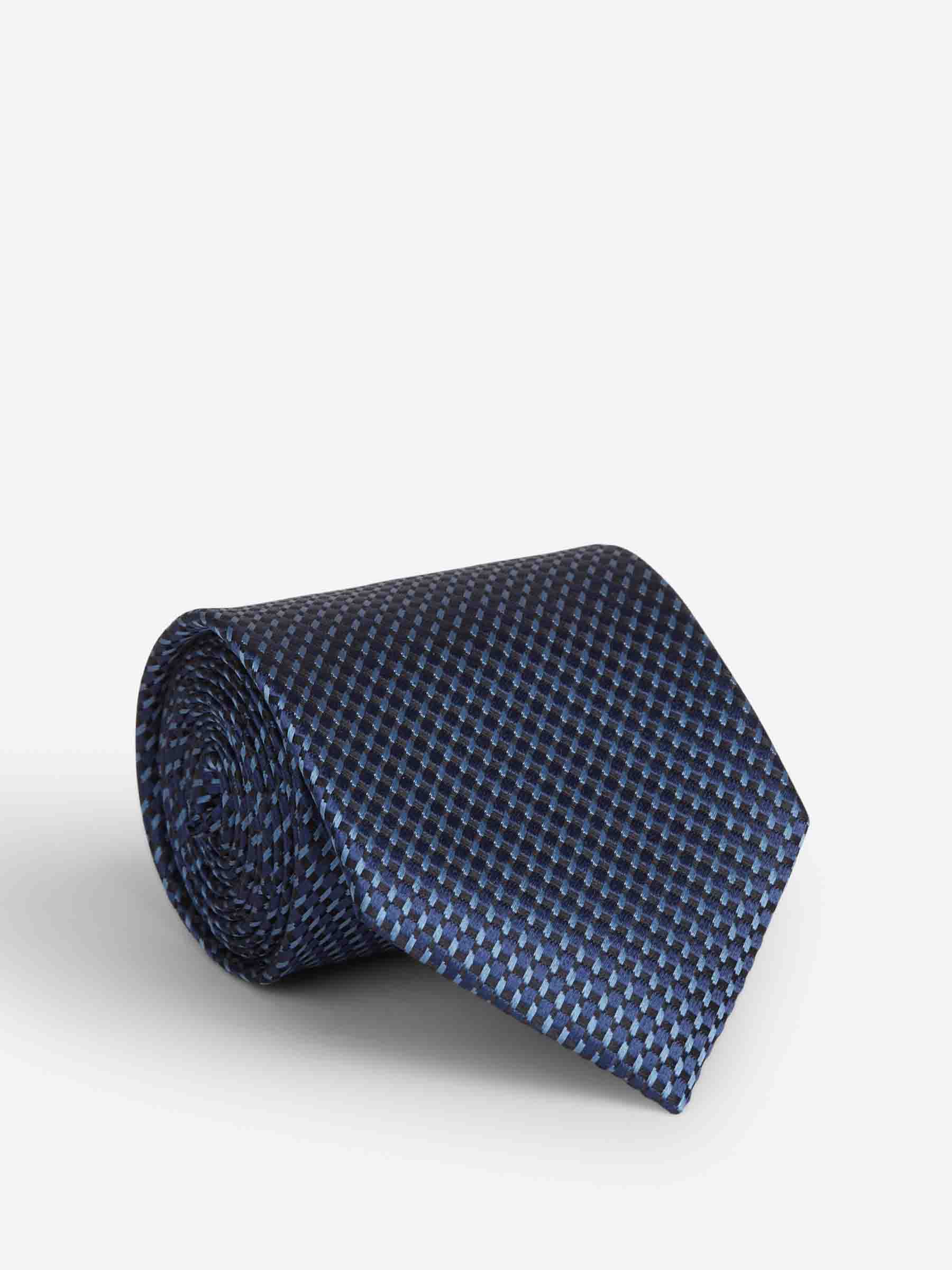 Tom Ford Hombre Barcelona Corbata Texturizada Seda color Azul Cobalto sku 601-001777 02 - Foto 1
