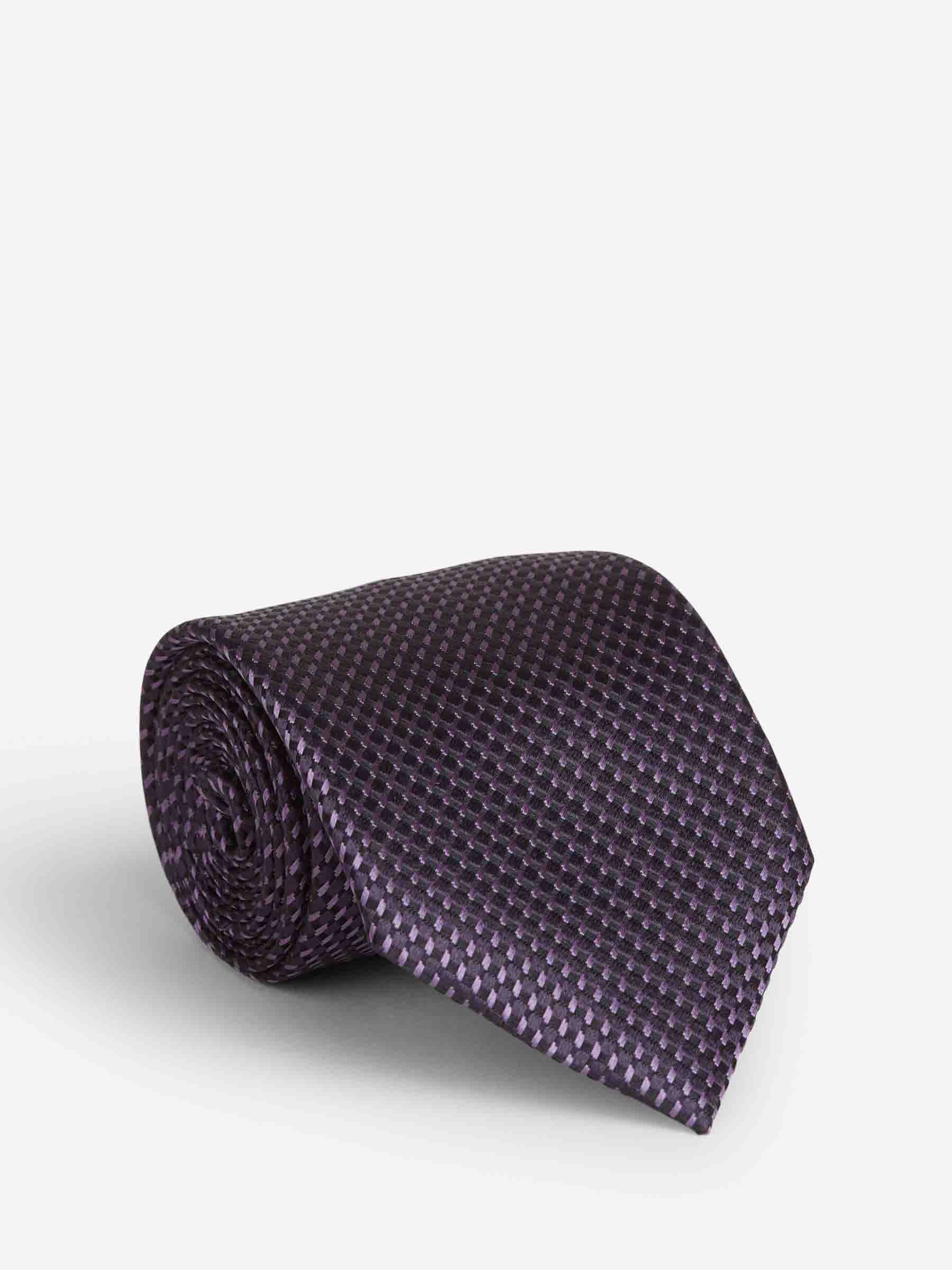 Tom Ford Hombre Barcelona Corbata Texturizada Seda color Lila sku 601-001777 03 - Foto 1