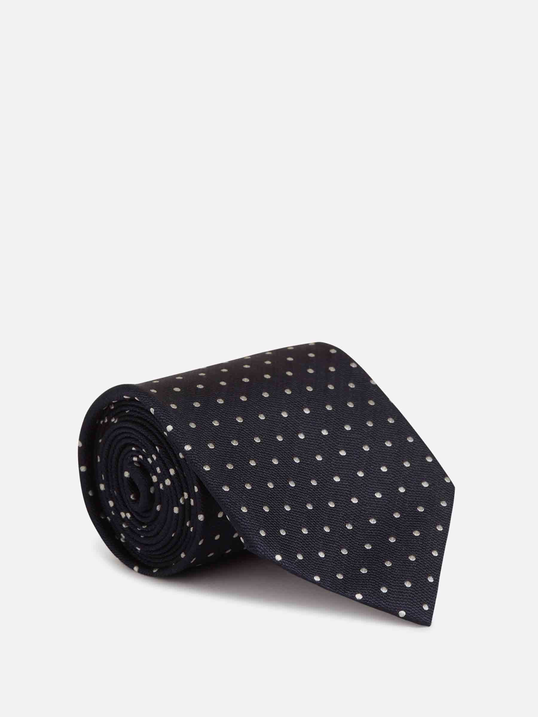 Tom Ford Hombre Barcelona Corbata Motivo Lunares color Azul Marino sku 601-001779 02 - Foto 1