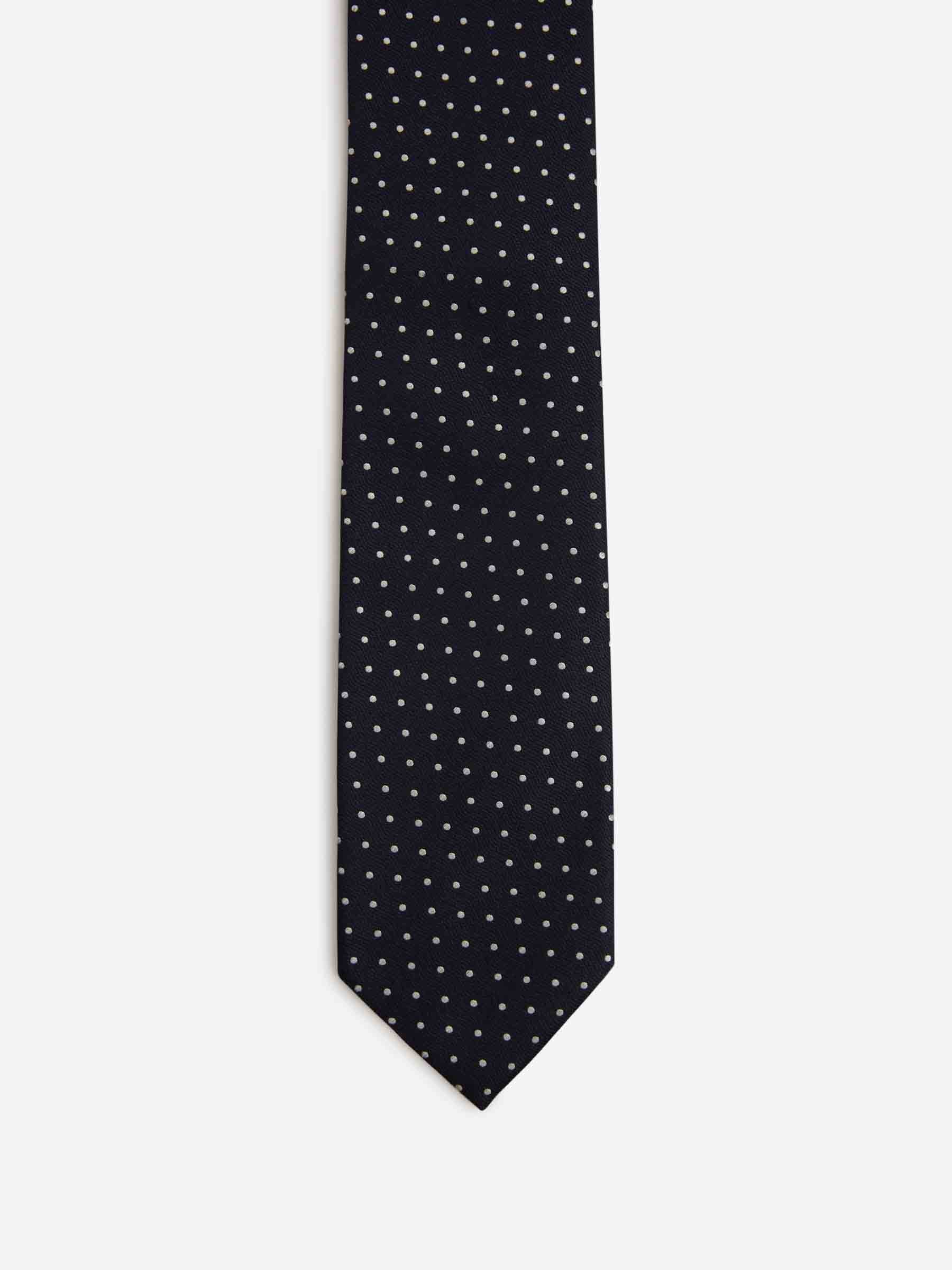 Tom Ford Hombre Barcelona Corbata Motivo Lunares color Azul Marino sku 601-001779 02 - Foto 2