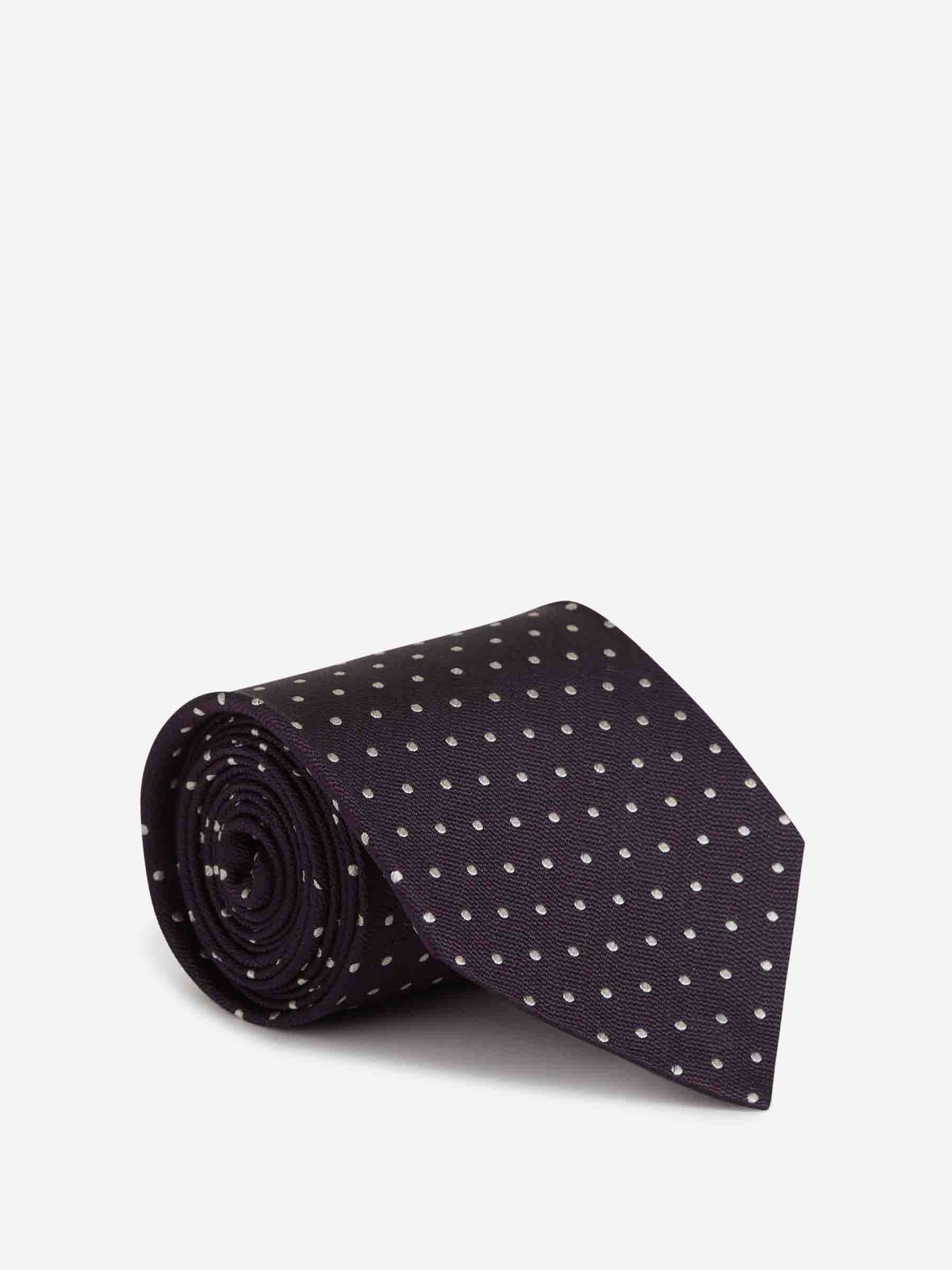 Tom Ford Hombre Barcelona Corbata Motivo Lunares color Púrpura sku 601-001779 03 - Foto 1