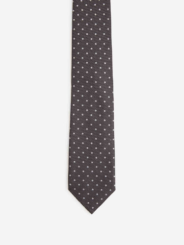 Tom Ford Hombre Barcelona Corbata Motivo Lunares color Gris Piedra sku 601-001780 01 - Foto 2