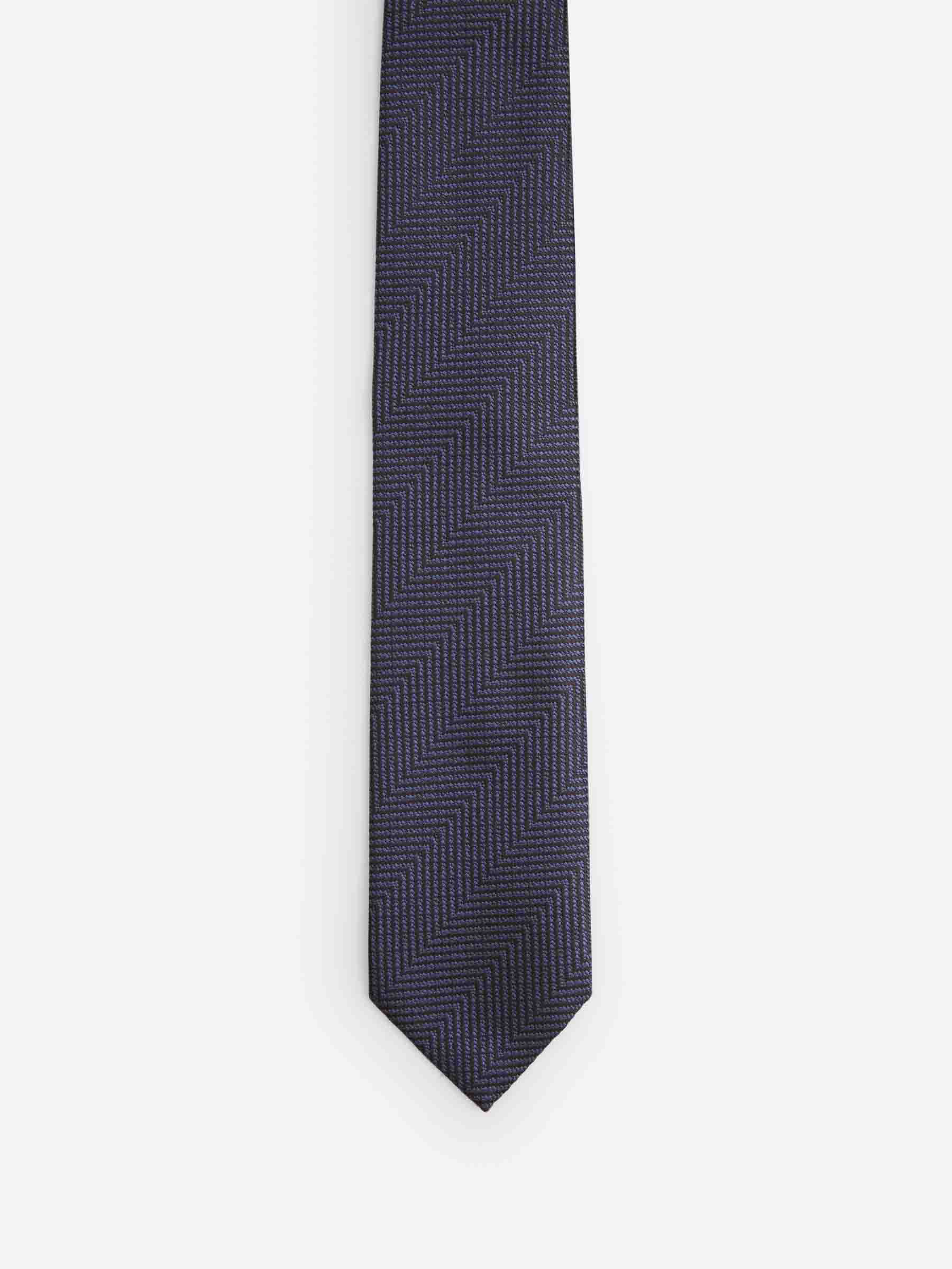 Tom Ford Hombre Barcelona Corbata Texturizada Seda color Azul Noche sku 601-001781 01 - Foto 2