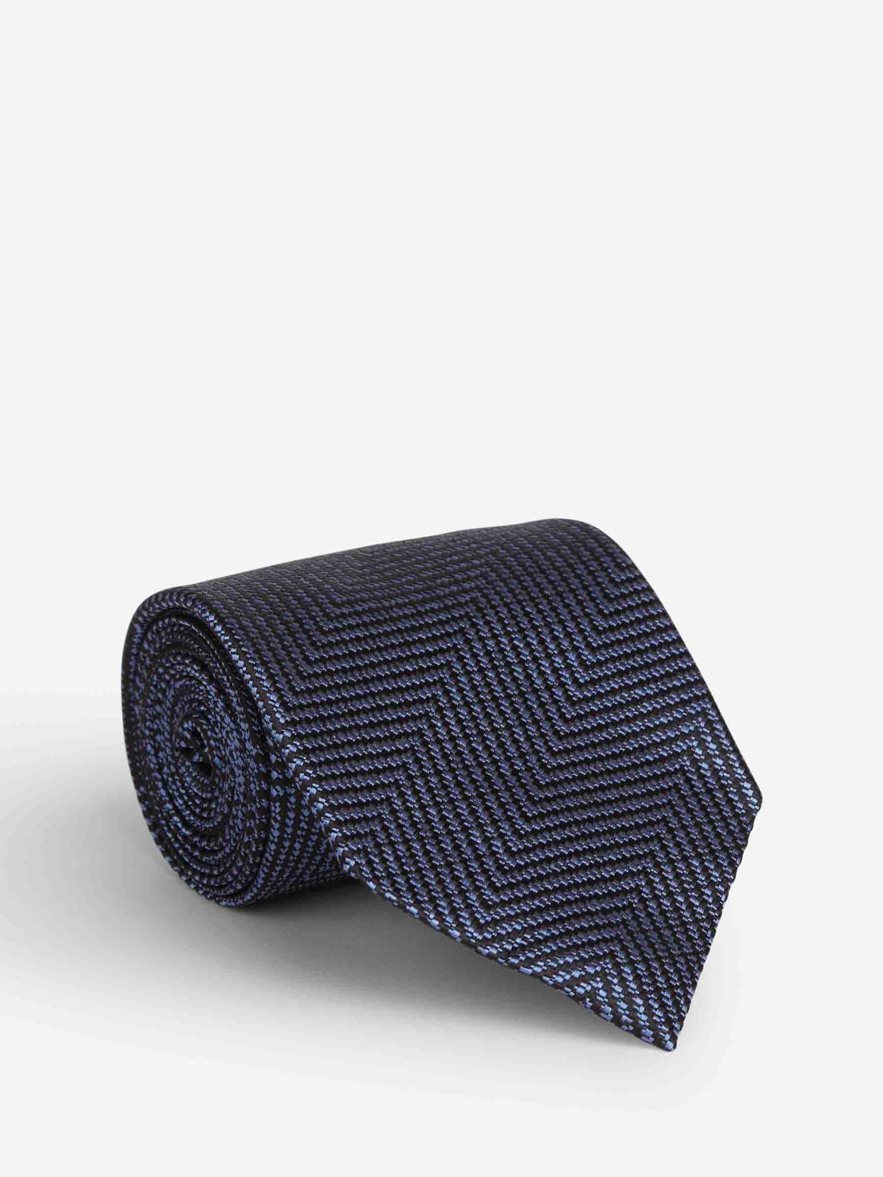 Tom Ford Hombre Barcelona Corbata Texturizada Seda color Azul sku 601-001781 02 - Foto 1