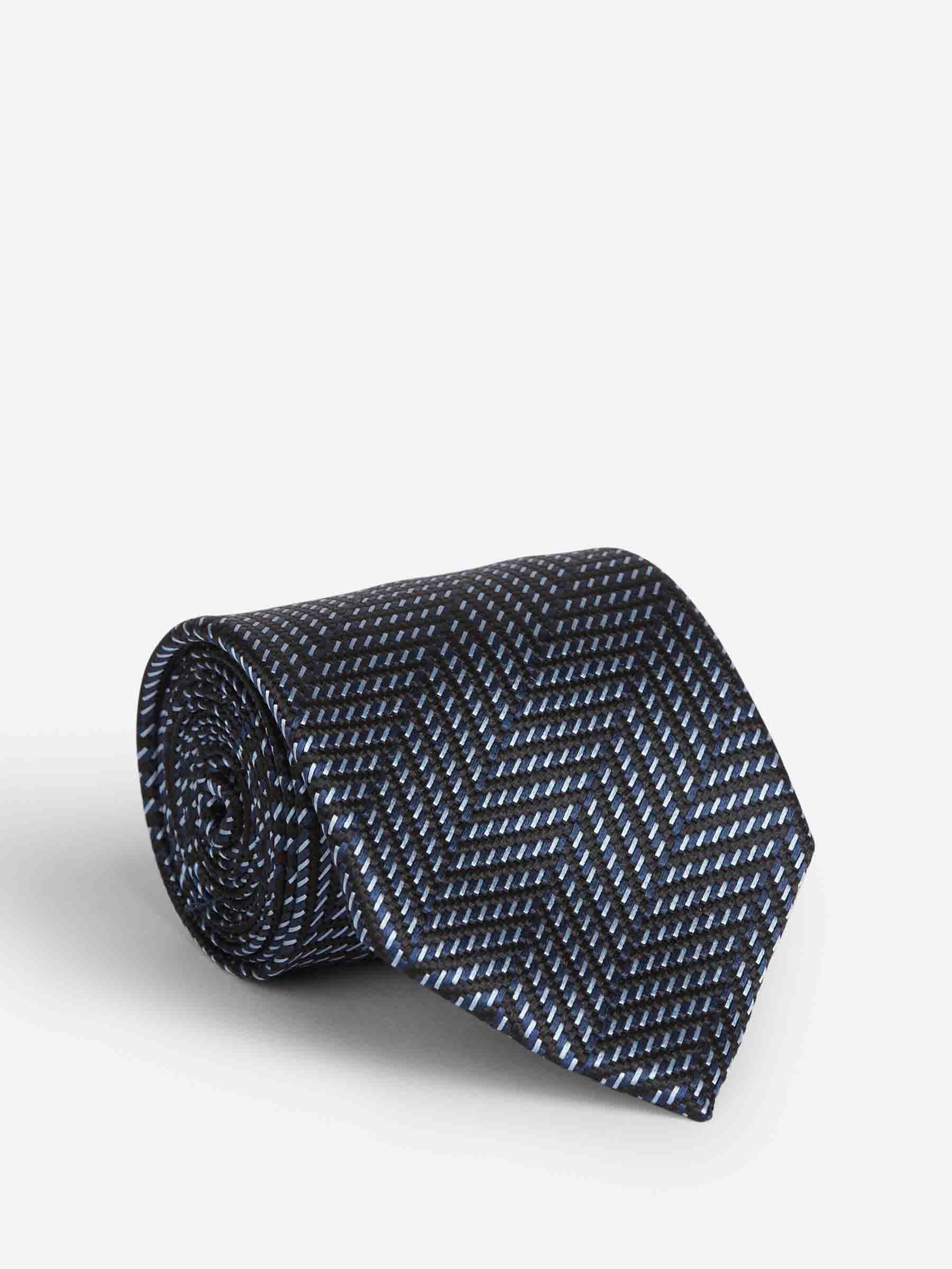 Tom Ford Hombre Barcelona Corbata Texturizada Seda color Azul Celeste sku 601-001782 02 - Foto 1