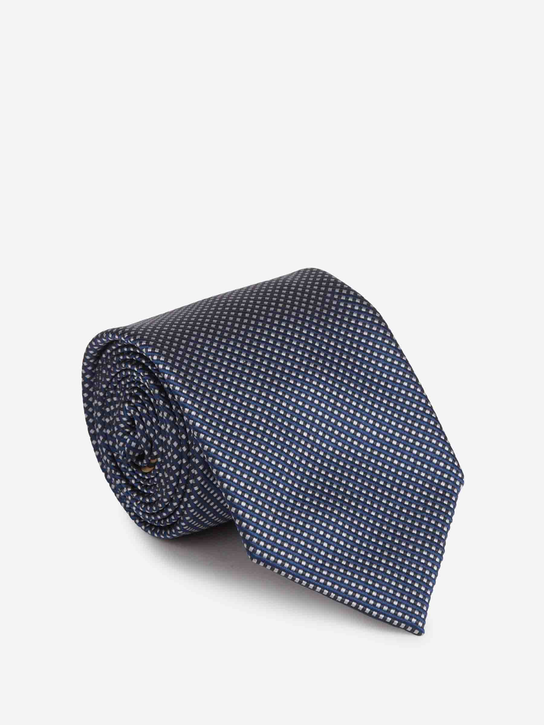 Brioni Hombre Barcelona Corbata Seda Texturizada color Azul Marino sku 601-001787 01 - Foto 1